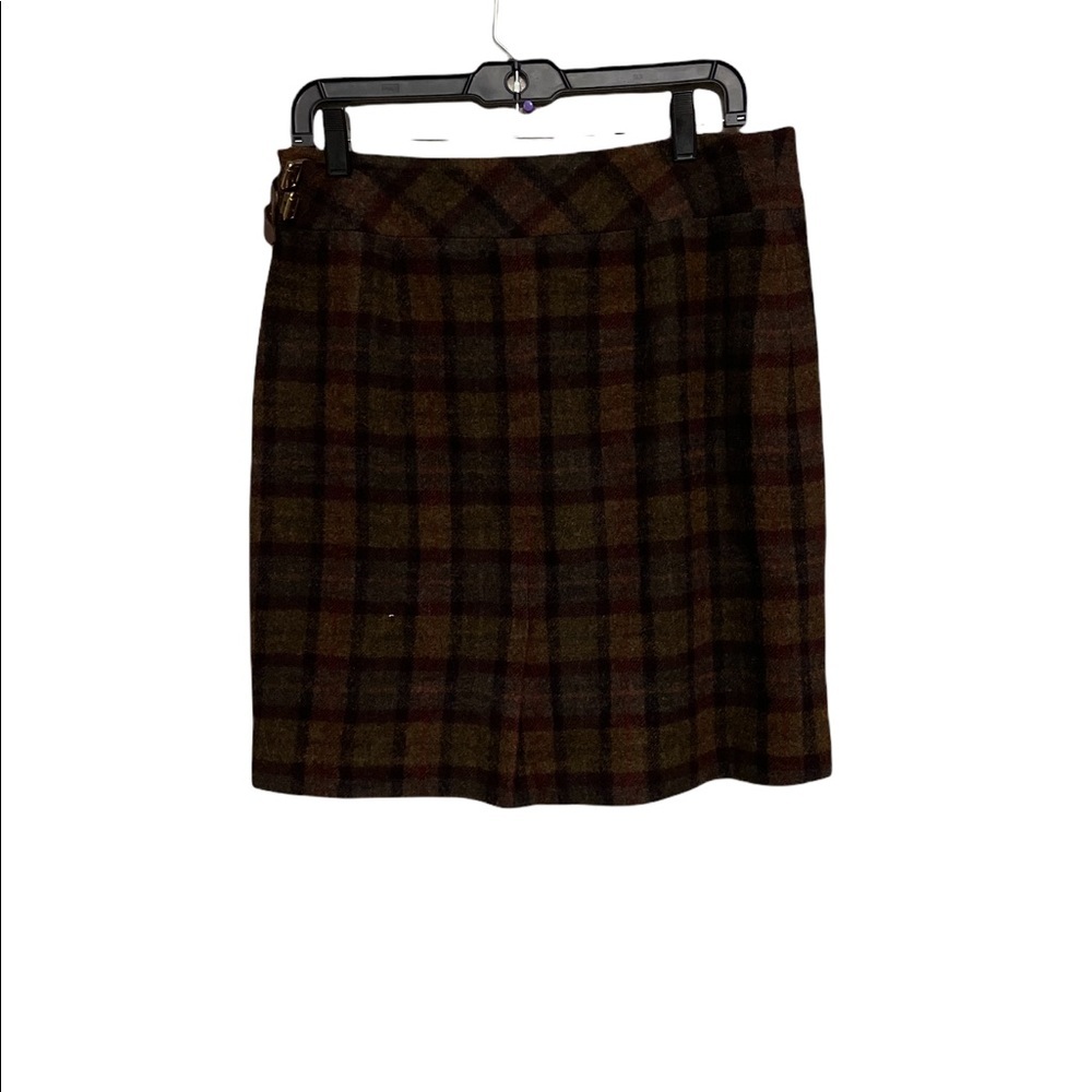 Ralph Lauren wool plaid skirt